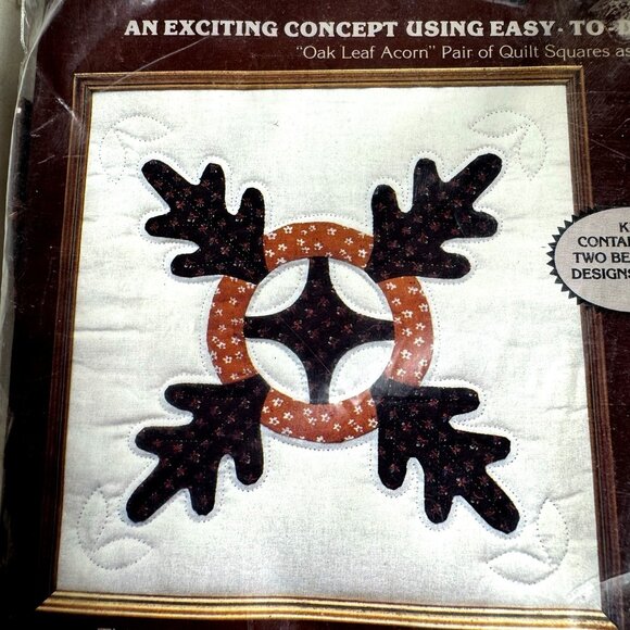 Creative Quilting Squares Kit makes 2 14” blocks Includes Fabric and Batting - Picture 5 of 13